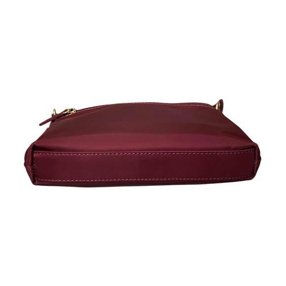 Radley London Pocket Essentials Responsible Maroon Nylon Zip Top Crossbody Bag - Picture 12 of 16